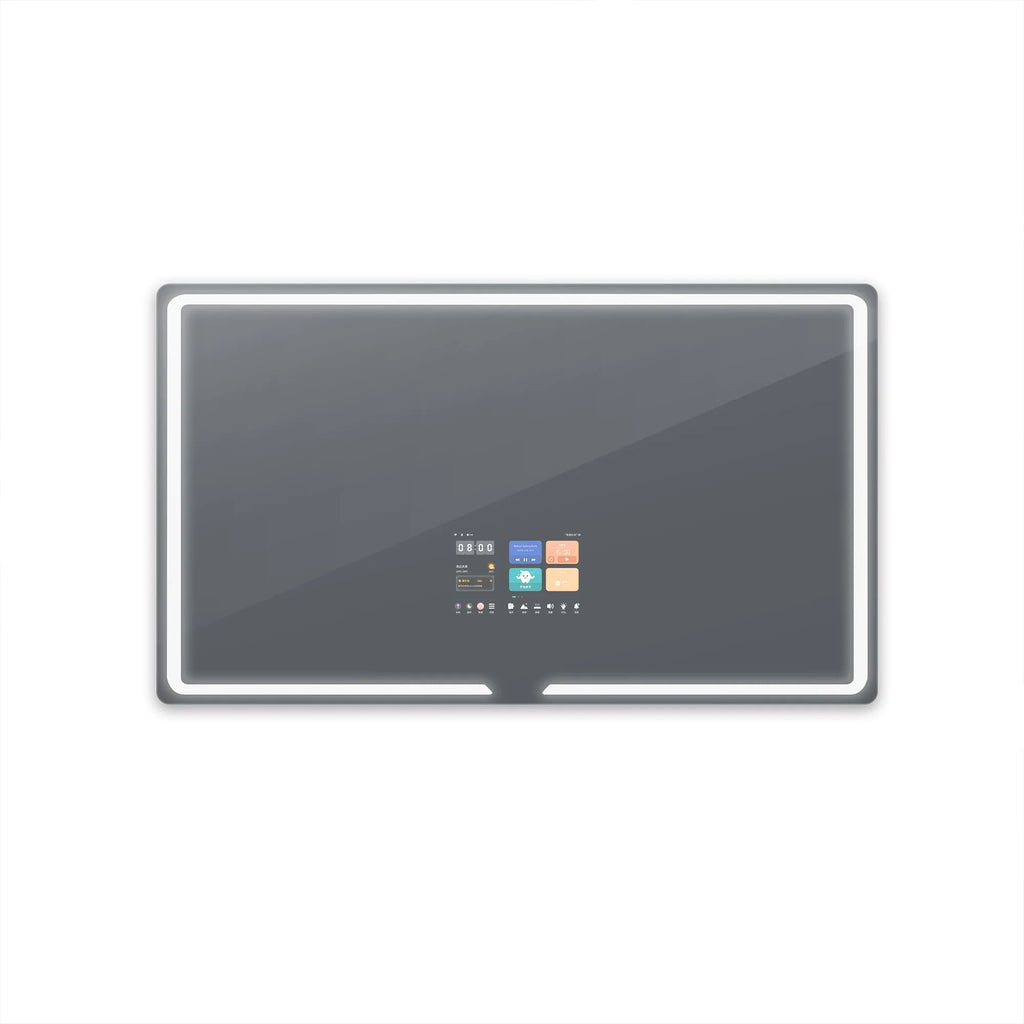 Infinity Series Rectangle Smart Mirror with Touch Display by Litecon